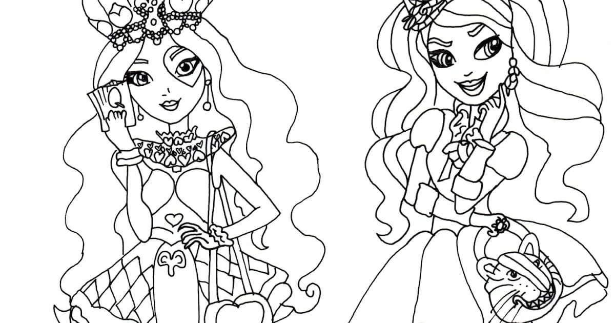 Ever After High Coloring Pages 29