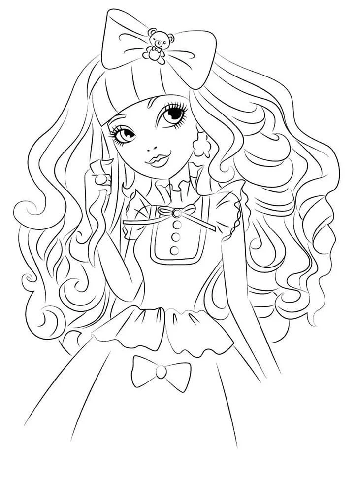 Ever After High Coloring Pages 32