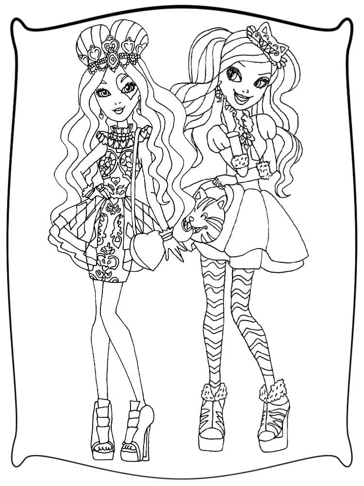 Ever After High Coloring Pages 37