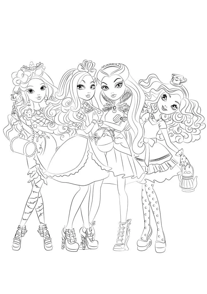 Ever After High Coloring Pages 38