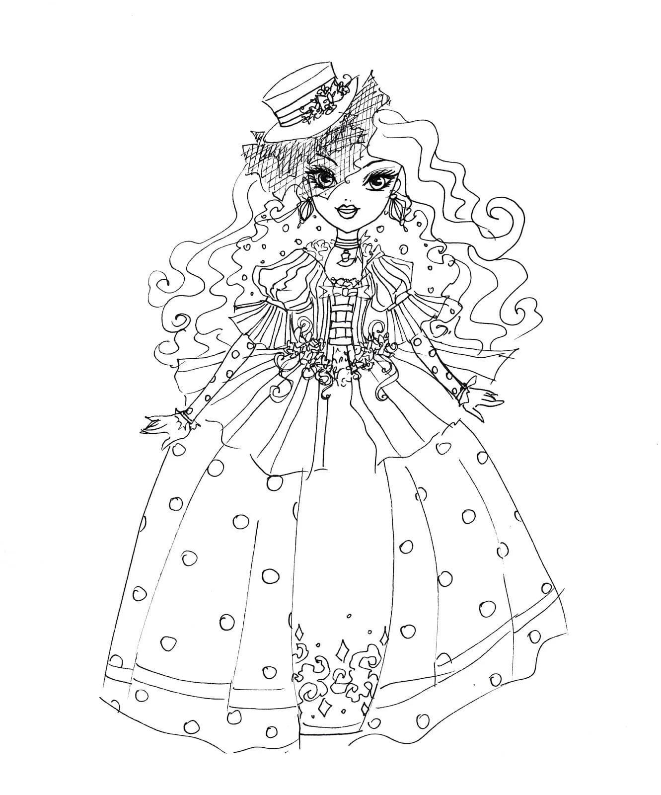 Ever After High Coloring Pages 42