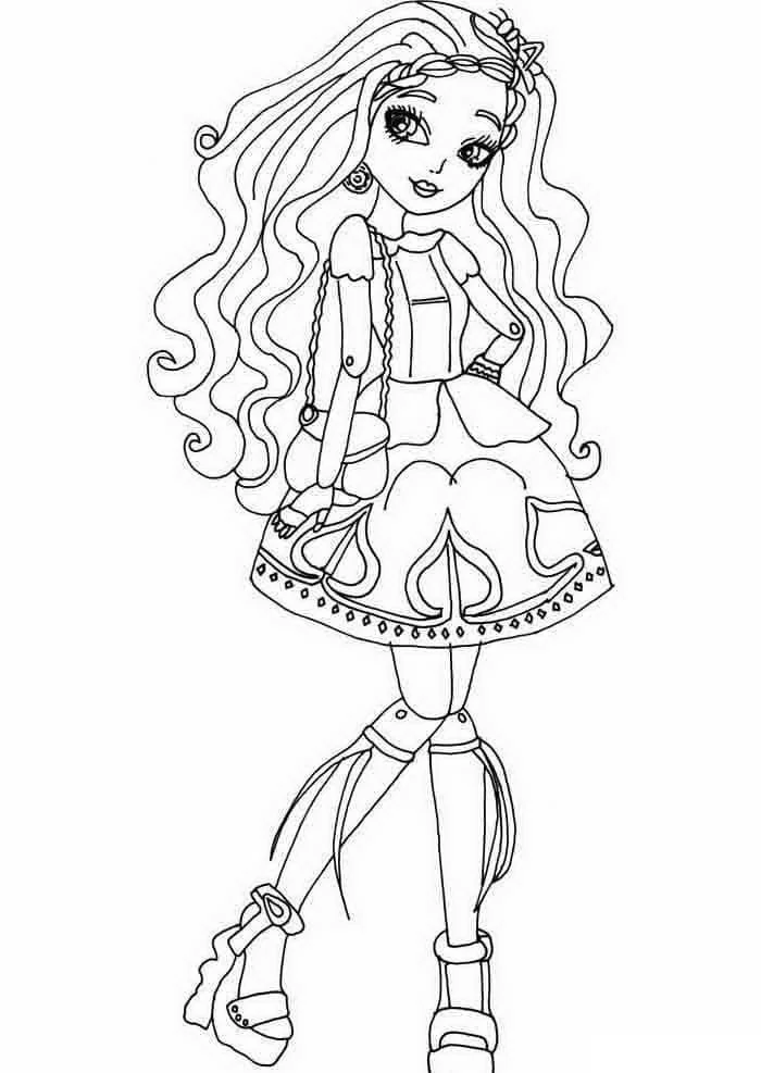 Ever After High Coloring Pages 43