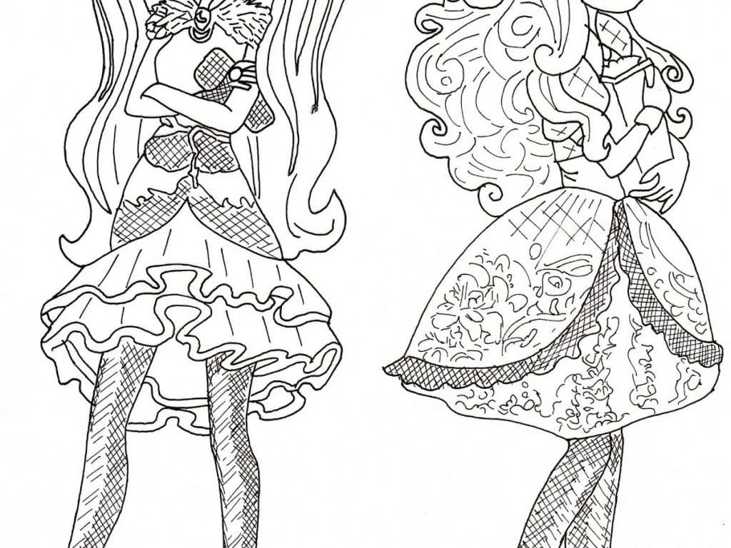 Ever After High Coloring Pages 46