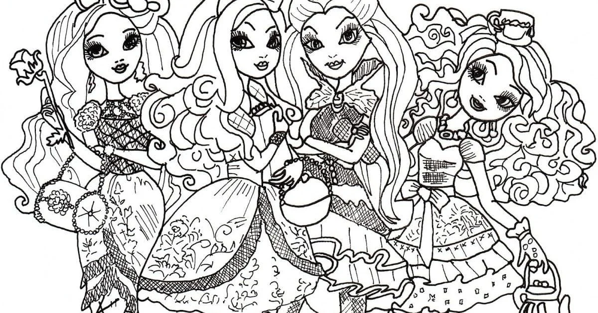 Ever After High Coloring Pages 52