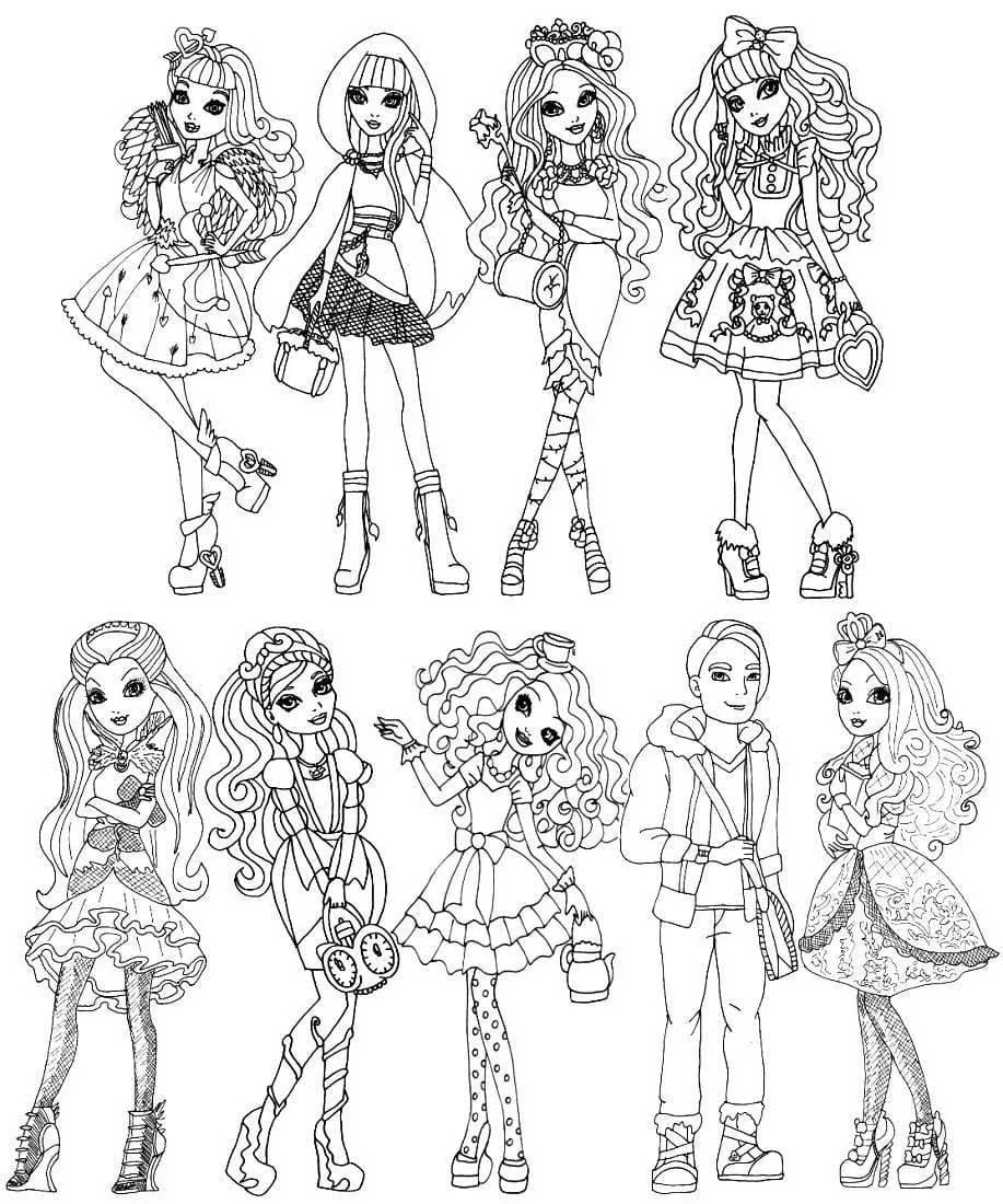 Ever After High para colorir 55