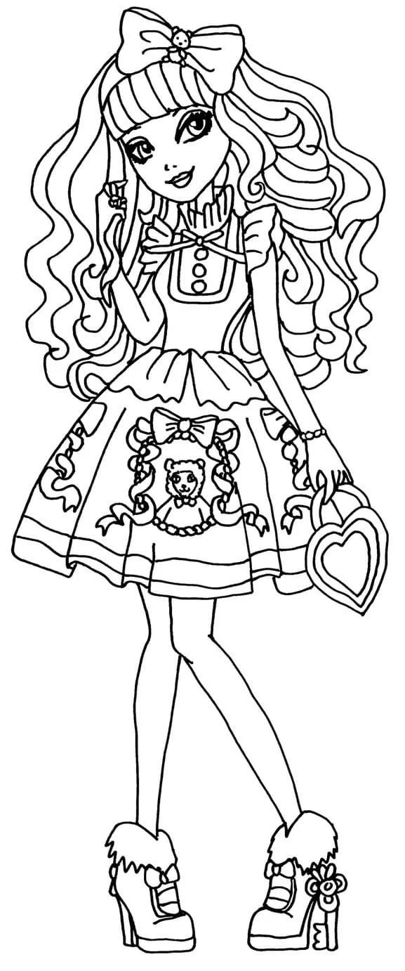 Ever After High Coloring Pages 61