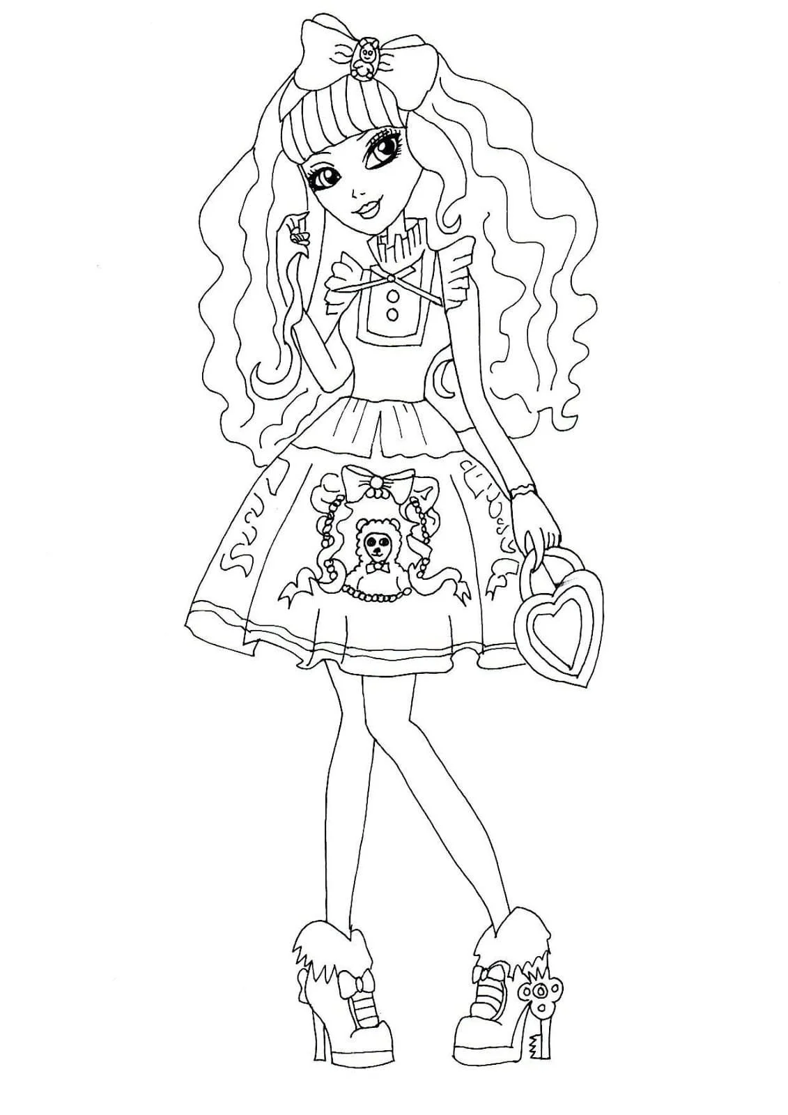 Ever After High Coloring Pages 63