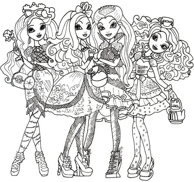 Ever After High Coloring Pages 69