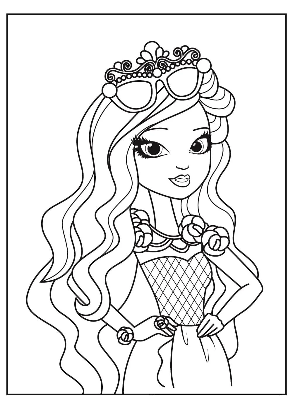 Ever After High Coloring Pages 70