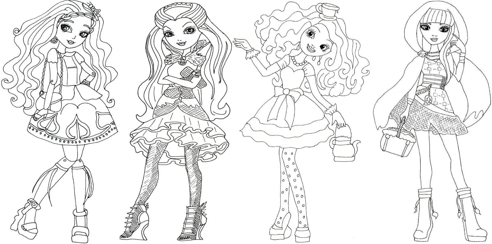 Ever After High Coloring Pages 73