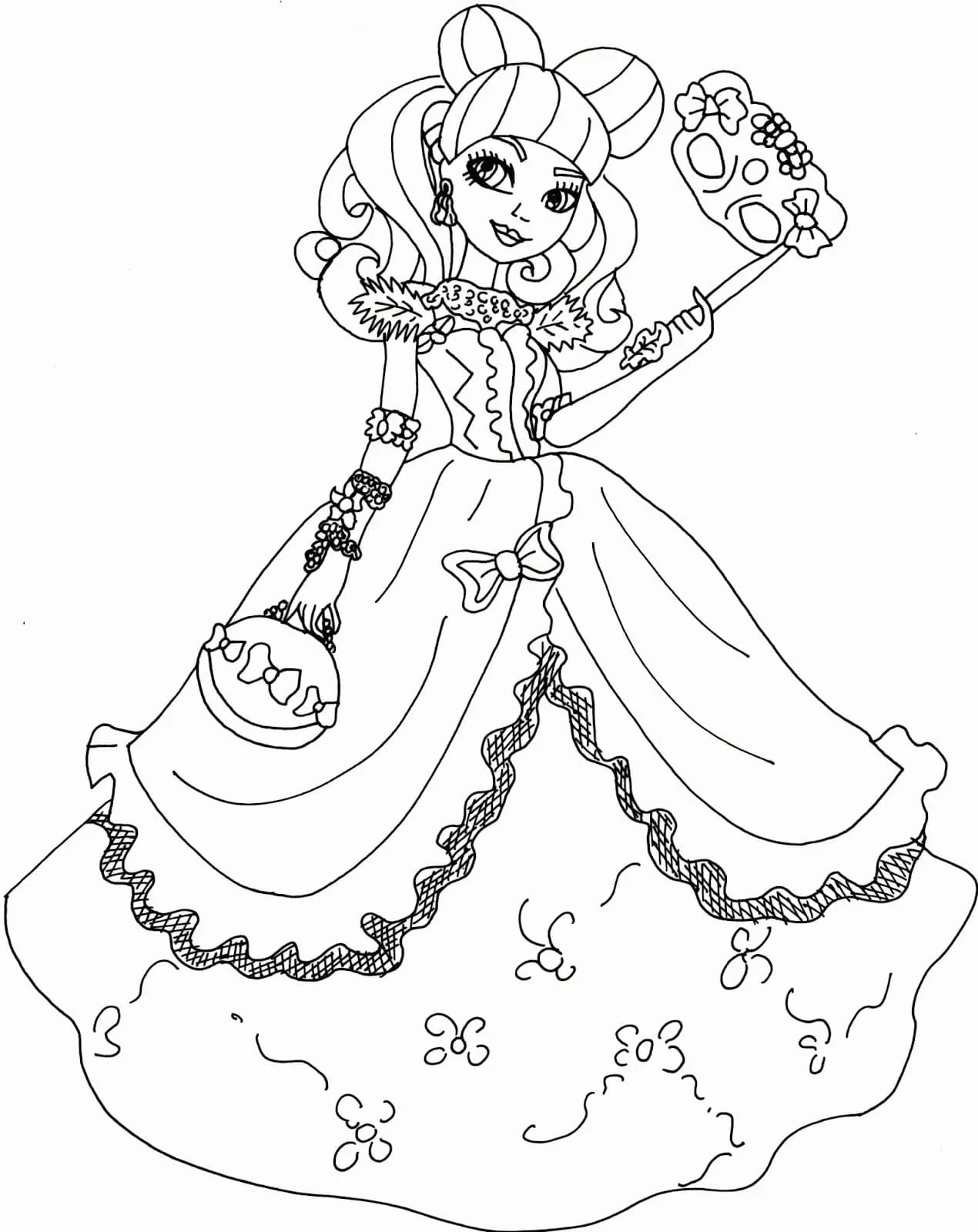 Ever After High Coloring Pages 74