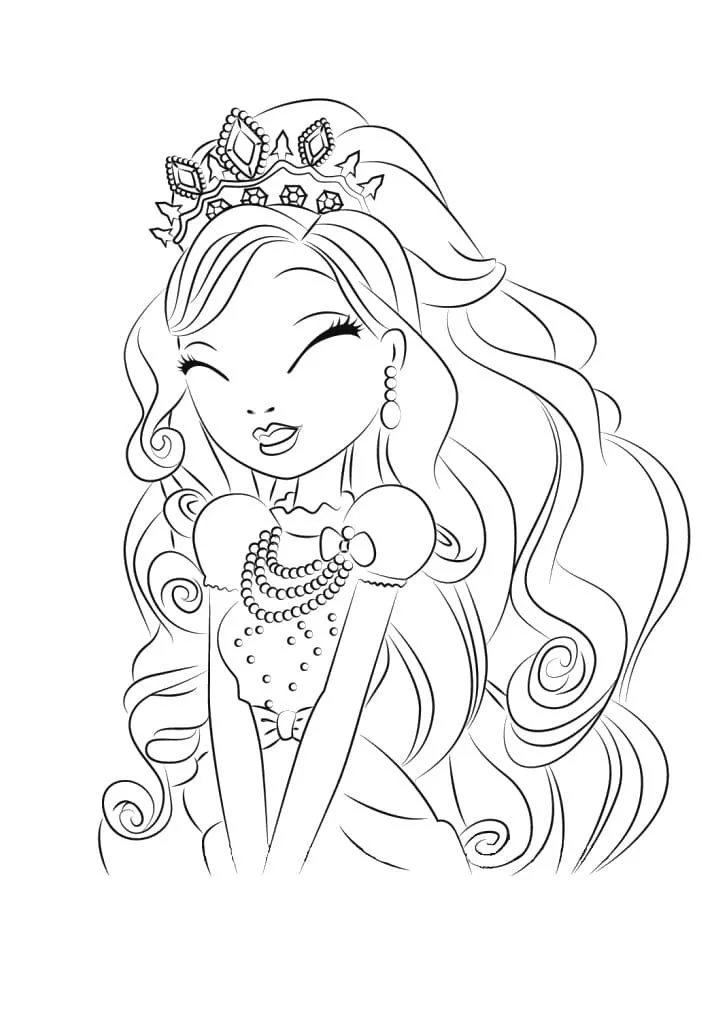 Ever After High Coloring Pages 77