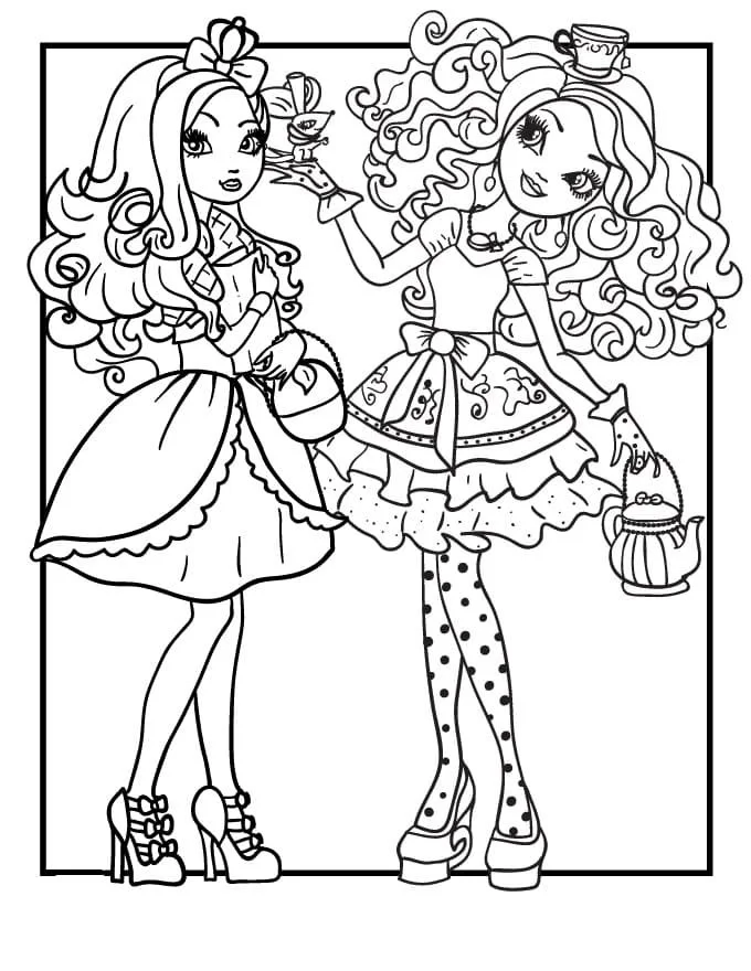 Ever After High para colorir 88