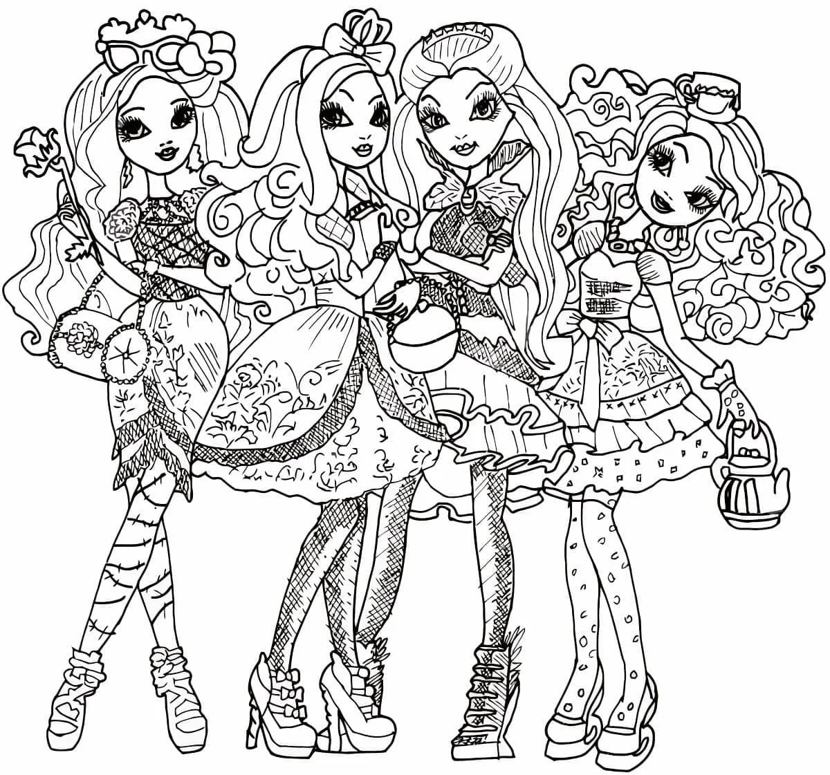 Ever After High Coloring Pages 9