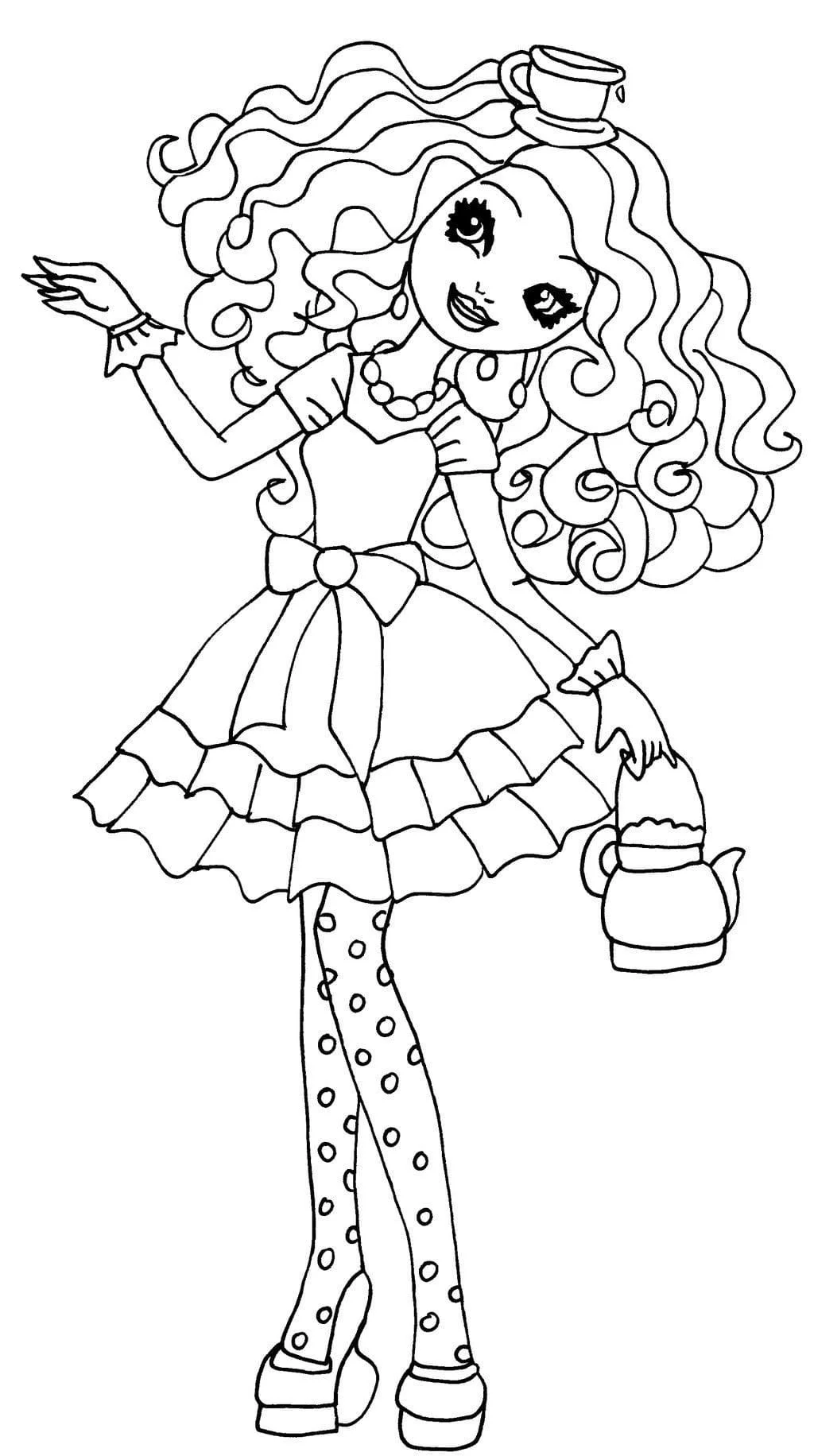 Ever After High Coloring Pages 91