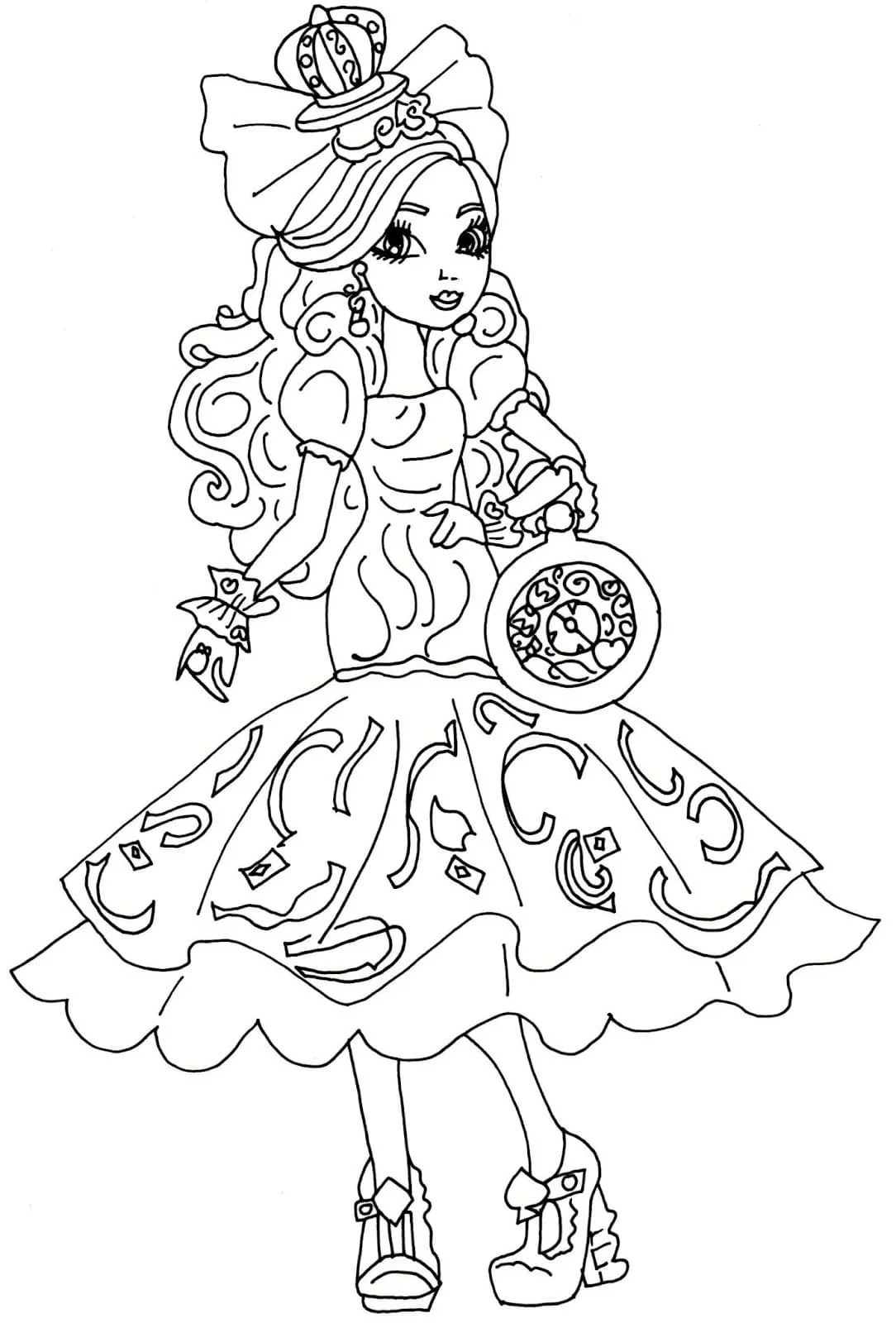 Ever After High para colorir 92