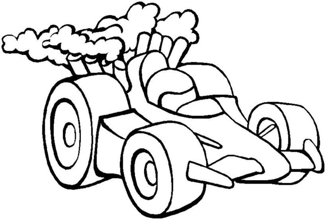 Carros de Formula 1 Para Colorir 10