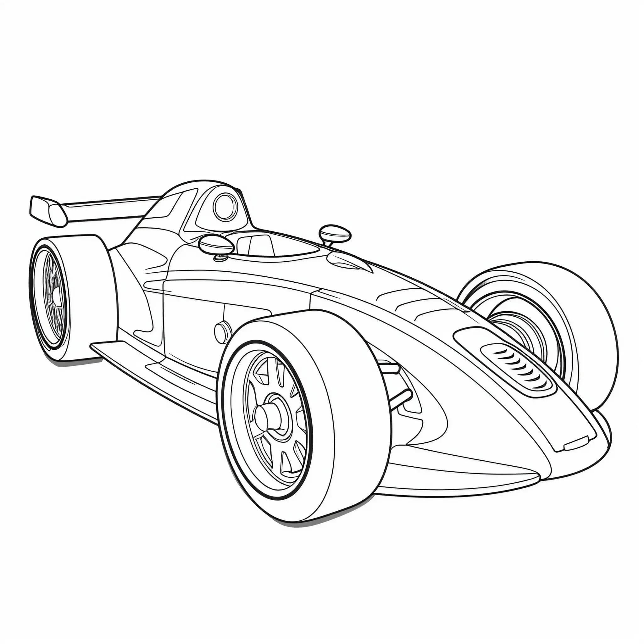 Carros de Formula 1 Para Colorir 13