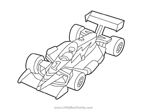 Carros de Formula 1 Para Colorir 6