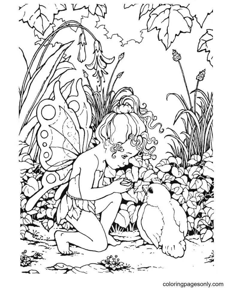 Fairy Coloring Pages 65