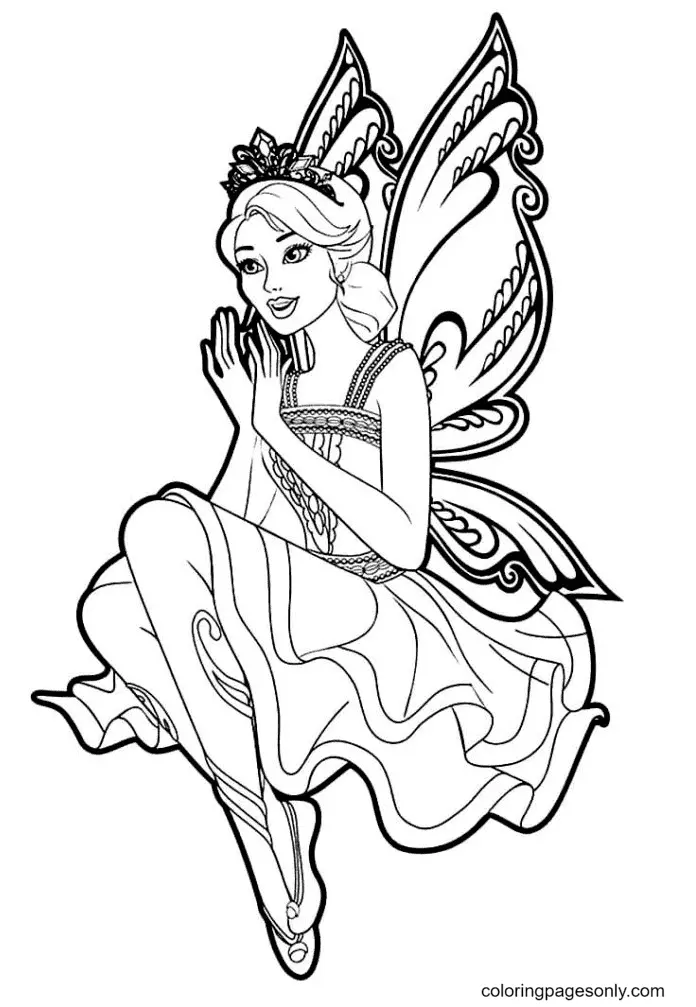 Fairy Coloring Pages 72