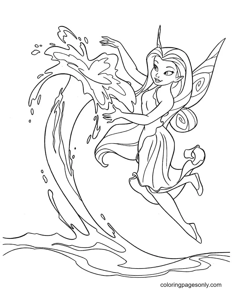 Fairy Coloring Pages 93