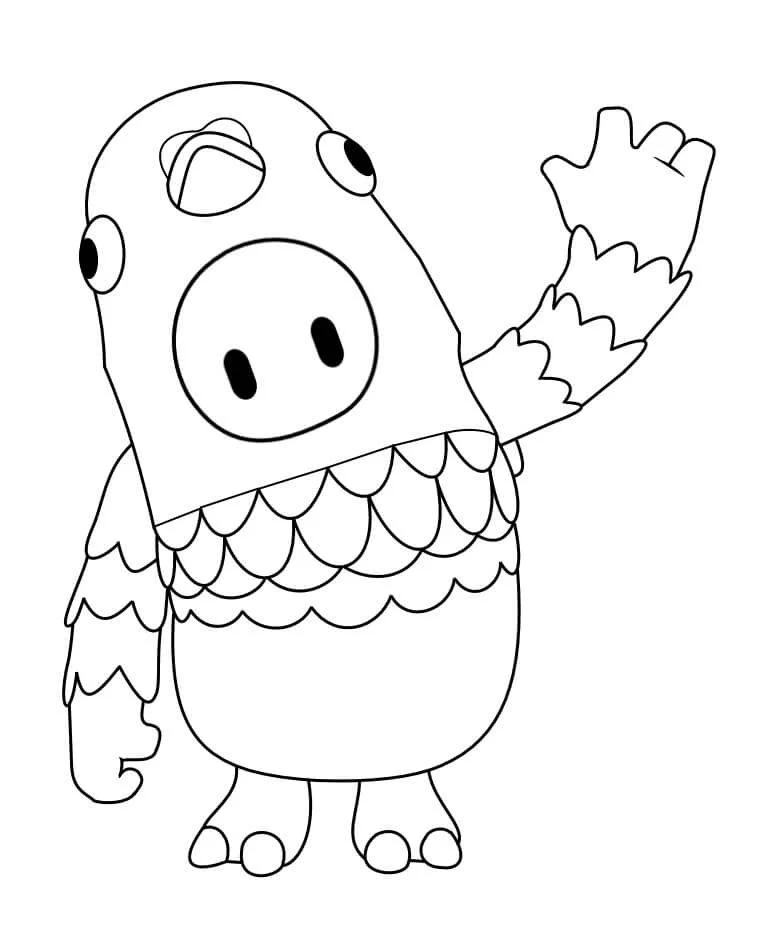 Fall Guys Coloring Pages 5