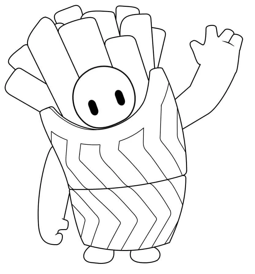 Fall Guys Coloring Pages 8