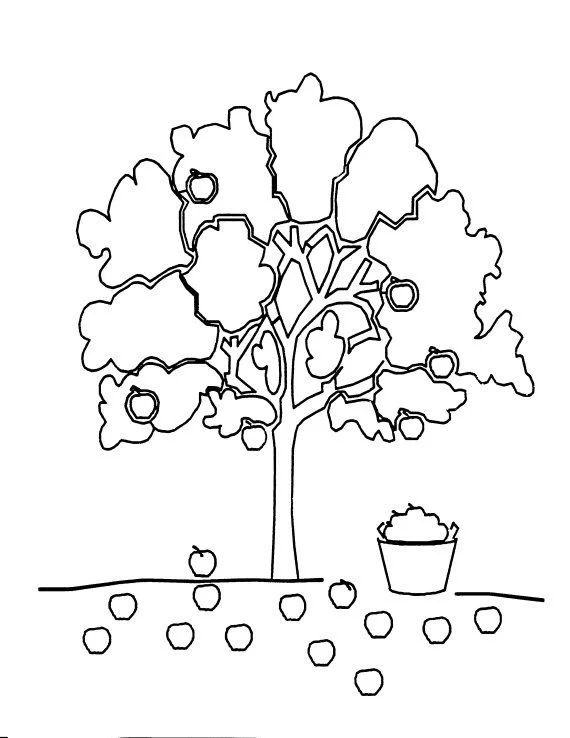 Fall Trees Coloring Pages 13