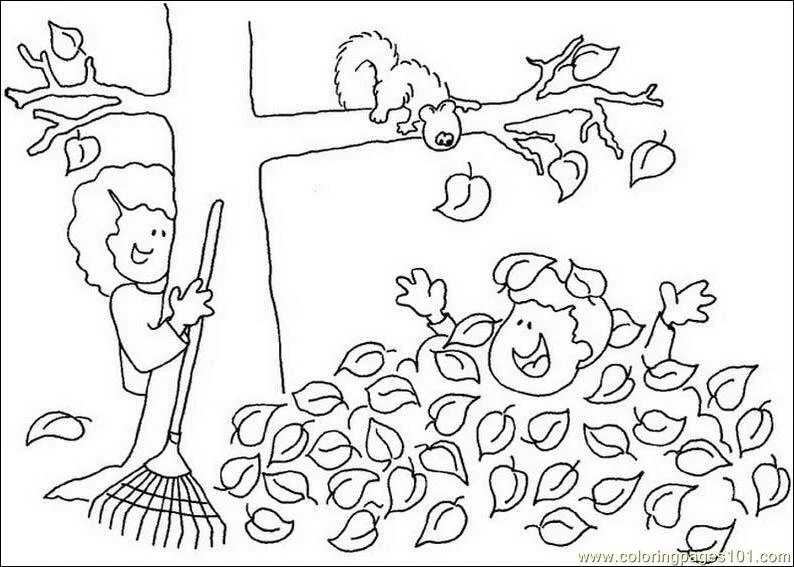 Fall Trees Coloring Pages 14