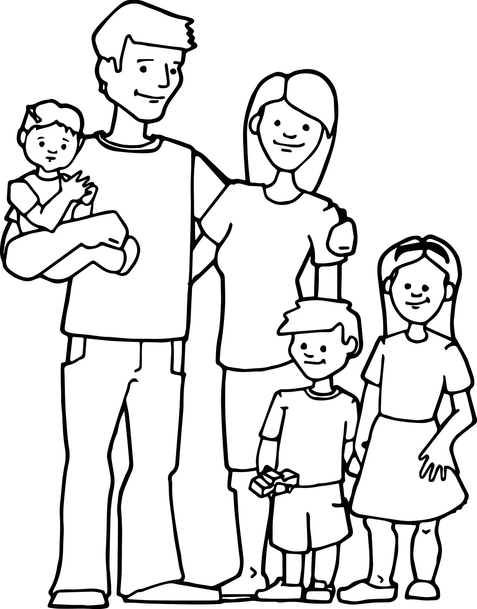 Family Coloring Pages 15