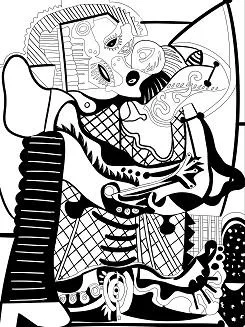 Pinturas Famosas Para Colorear 136