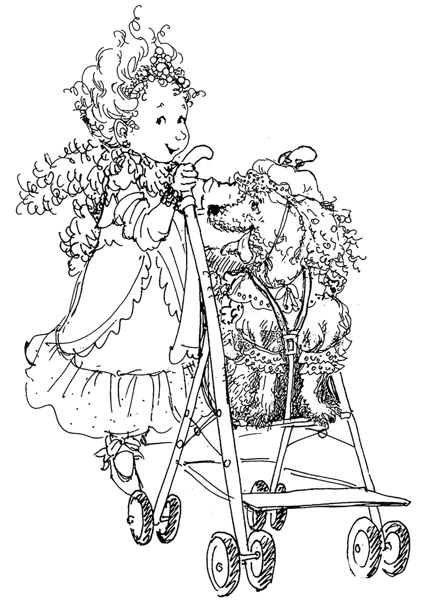 Desenhos de Fancy Nancy Para Colorir 25