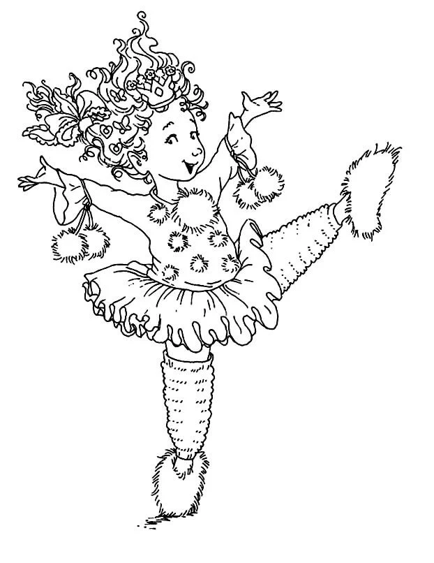 Desenhos de Fancy Nancy Para Colorir