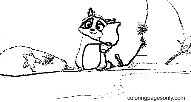 Desenhos de Longe Da Arvore Para Colorir 15