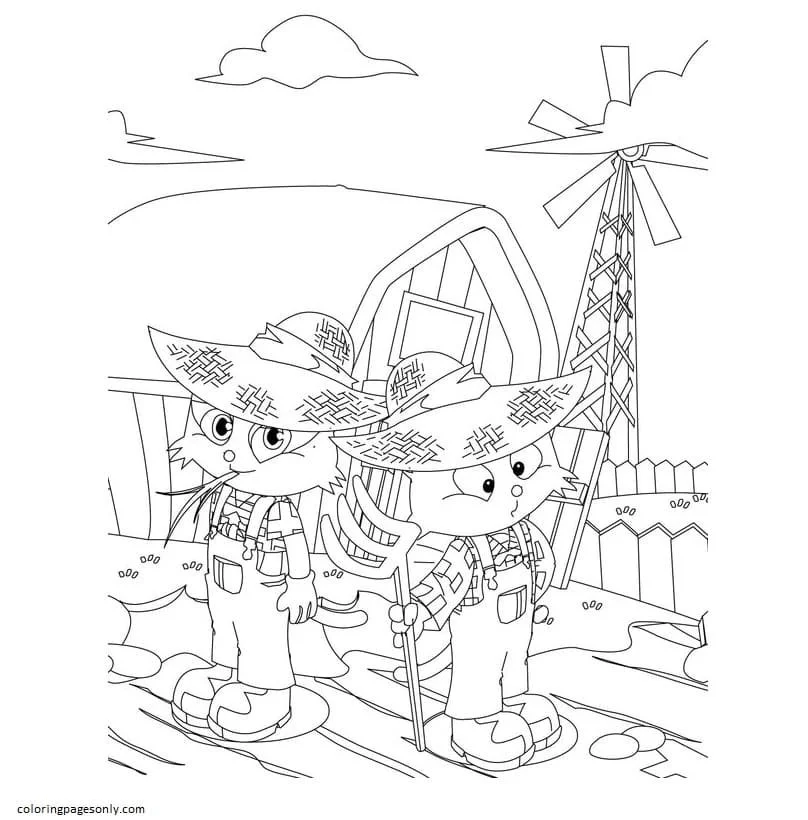 Farm Animal Coloring Pages