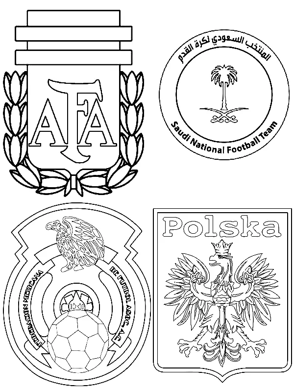 FIFA World Cup 2022 Coloring Pages 17