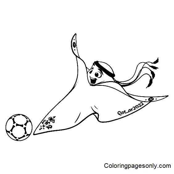 FIFA World Cup 2022 Coloring Pages 21