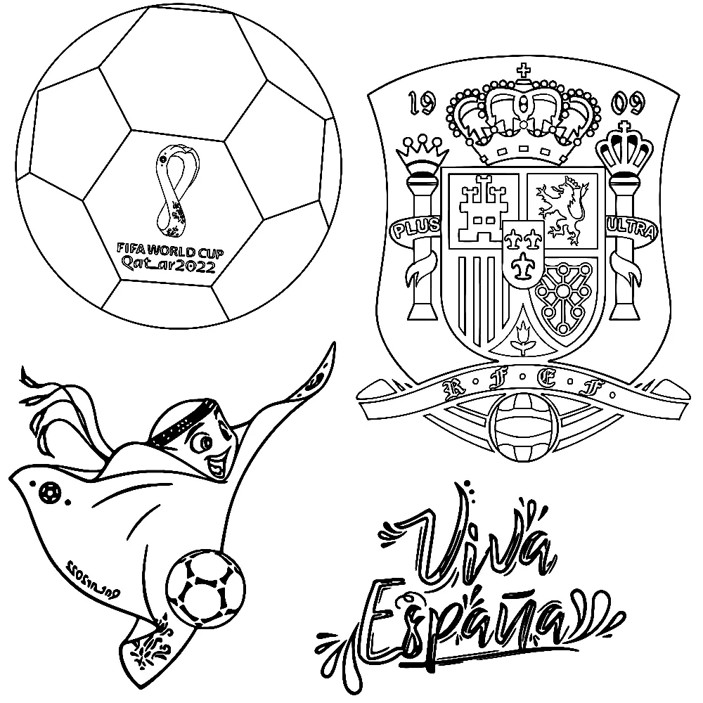 FIFA World Cup 2022 Coloring Pages 23