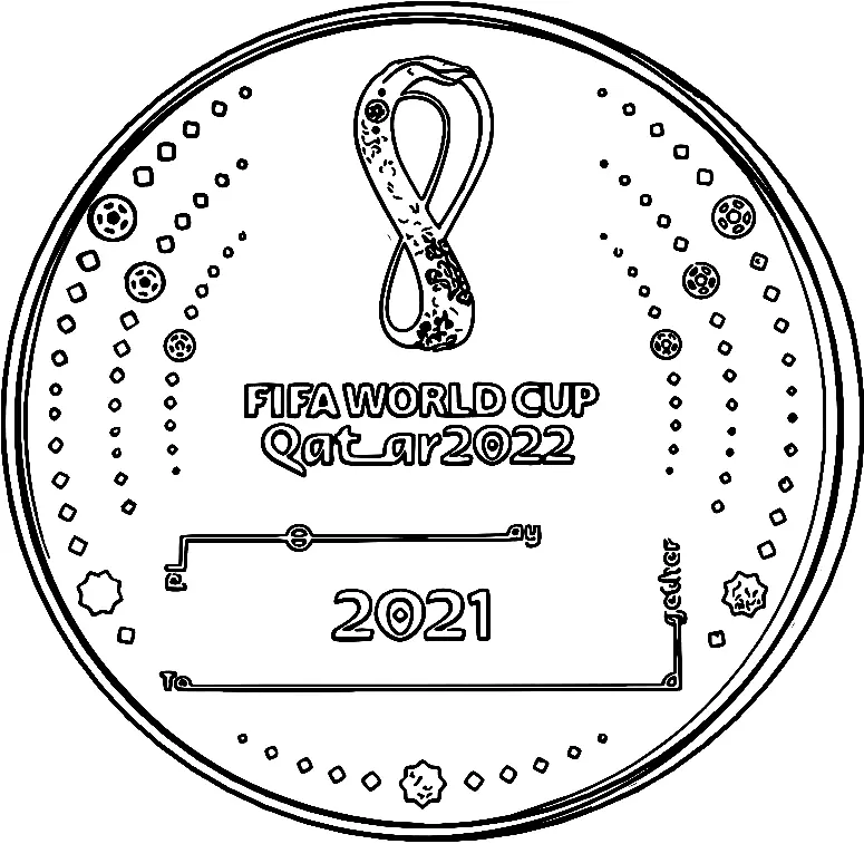 FIFA World Cup 2022 Coloring Pages 49