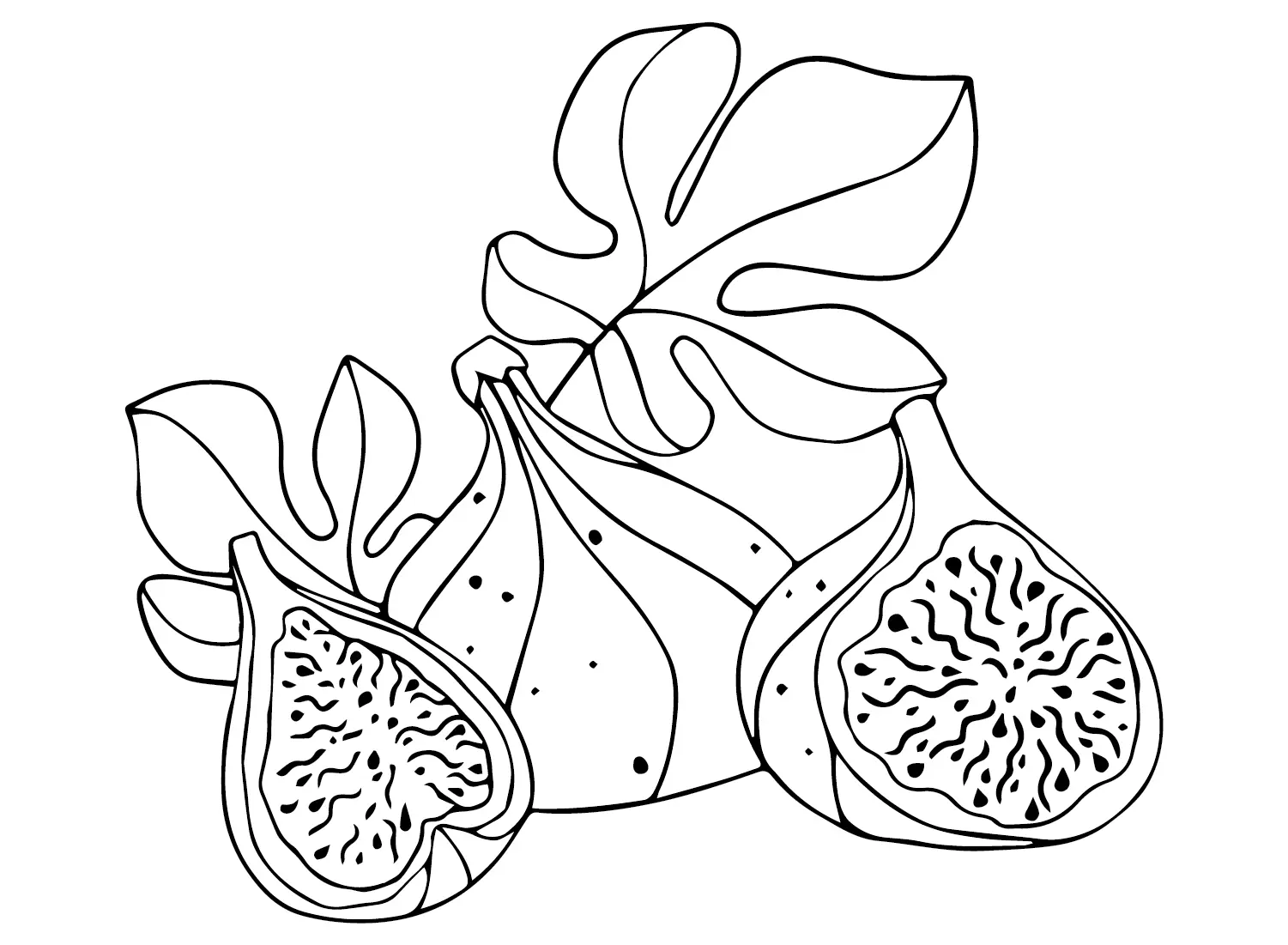 Figs Coloring Pages 18