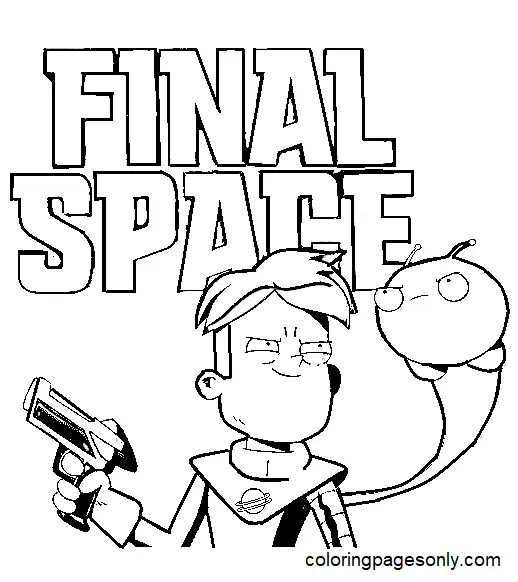 Final Space Coloring Pages 2