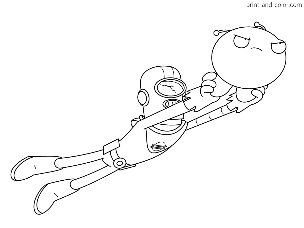 Final Space Coloring Pages 22