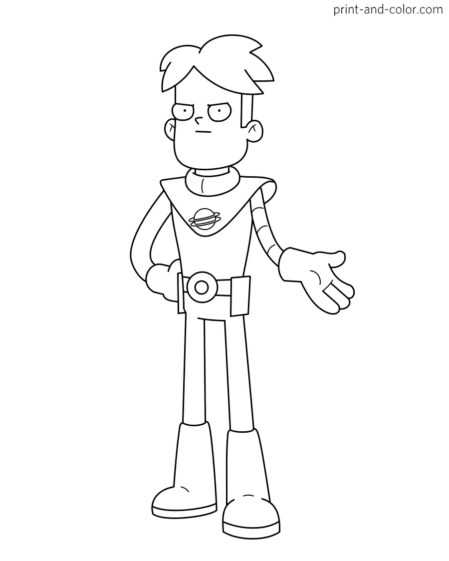 Final Space Coloring Pages 5