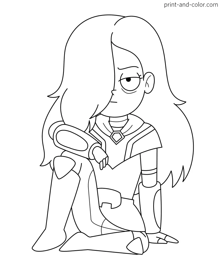 Final Space Coloring Pages 8