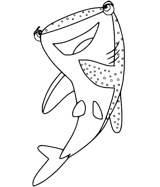 Finding Dory Coloring Pages 17