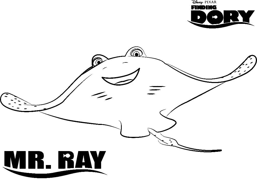 Finding Dory Coloring Pages 34