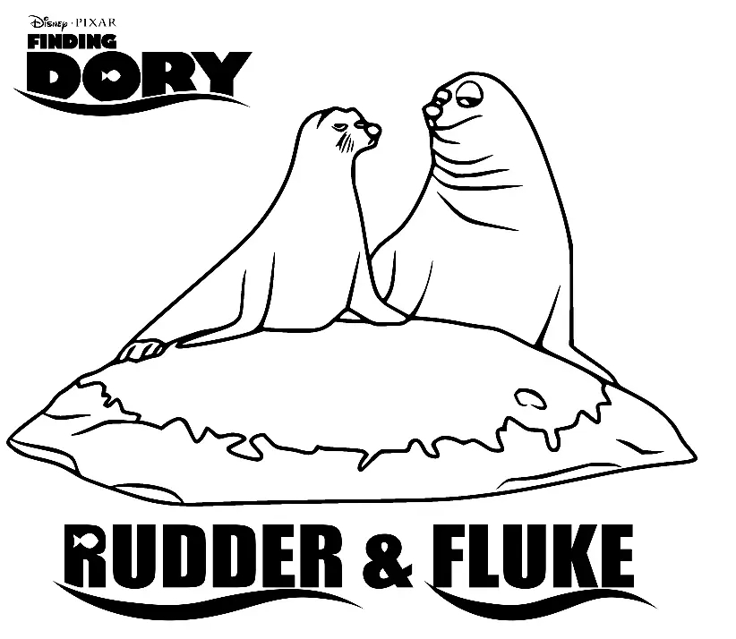 Finding Dory Coloring Pages 37