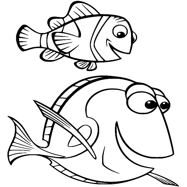 Finding Dory Coloring Pages 8