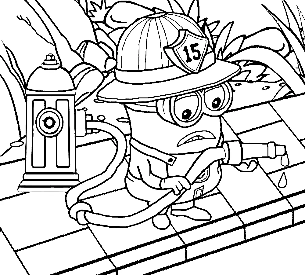 Fire Truck Coloring Pages 17